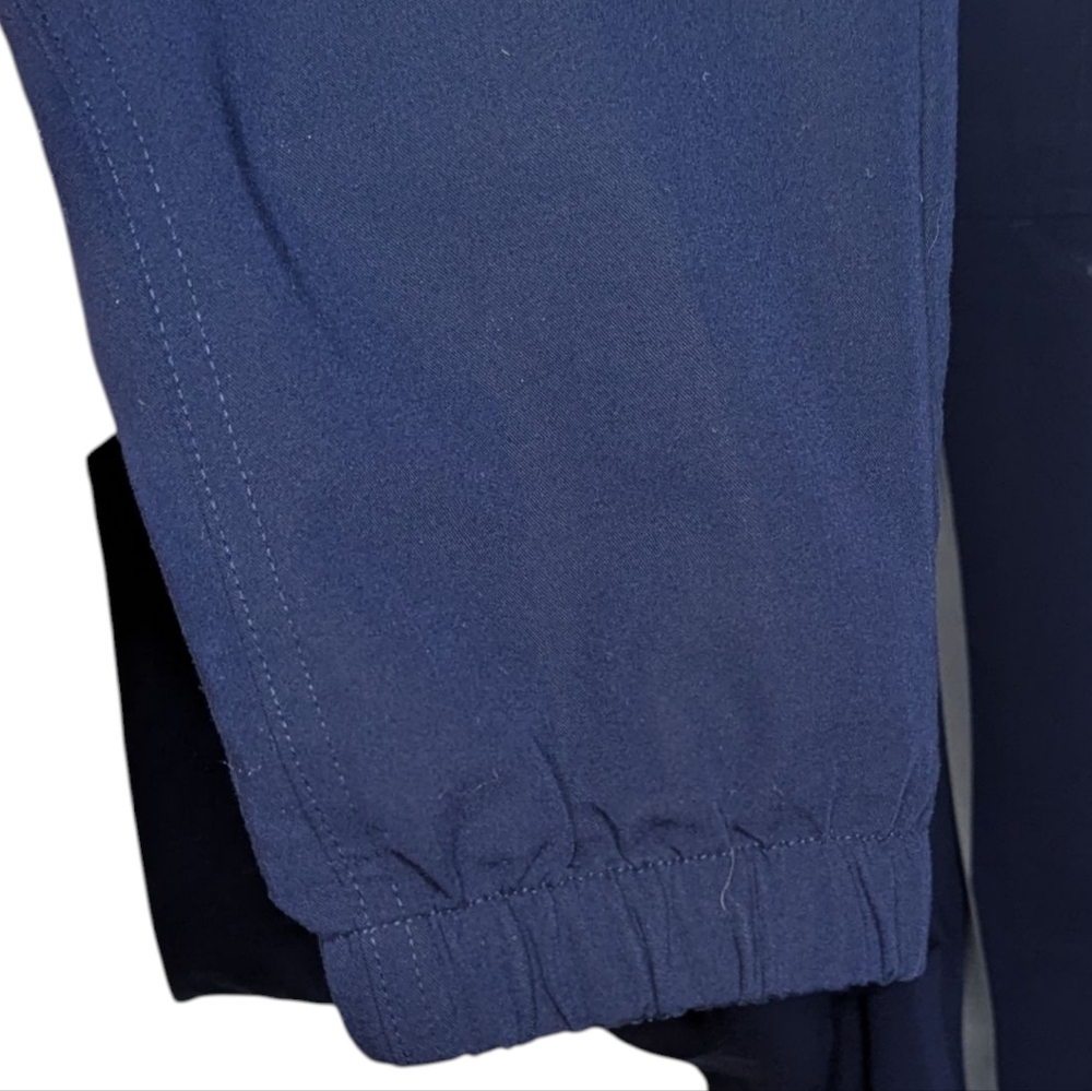 Figs Women's Navy Jumpsuit with Contrast Tie - Picture 7 of 16
